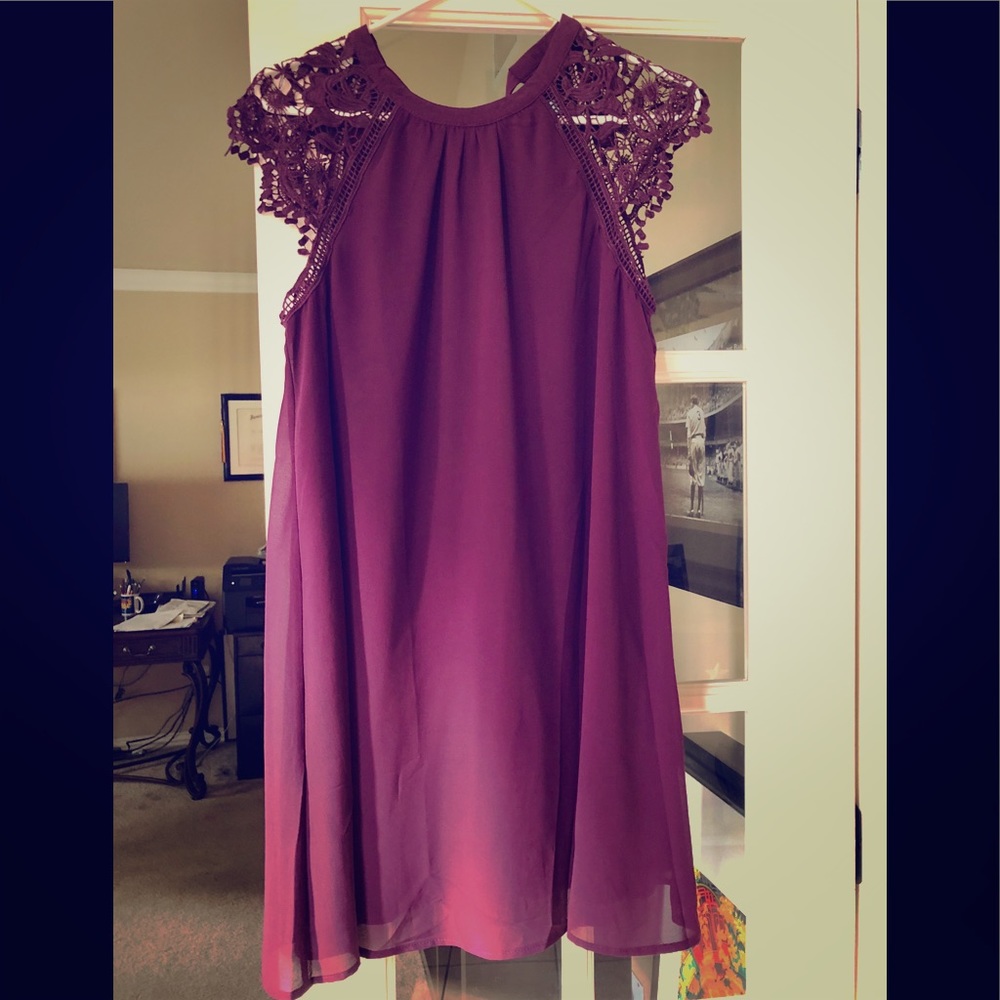 She & Sky Dress with Polyester Lining sz M